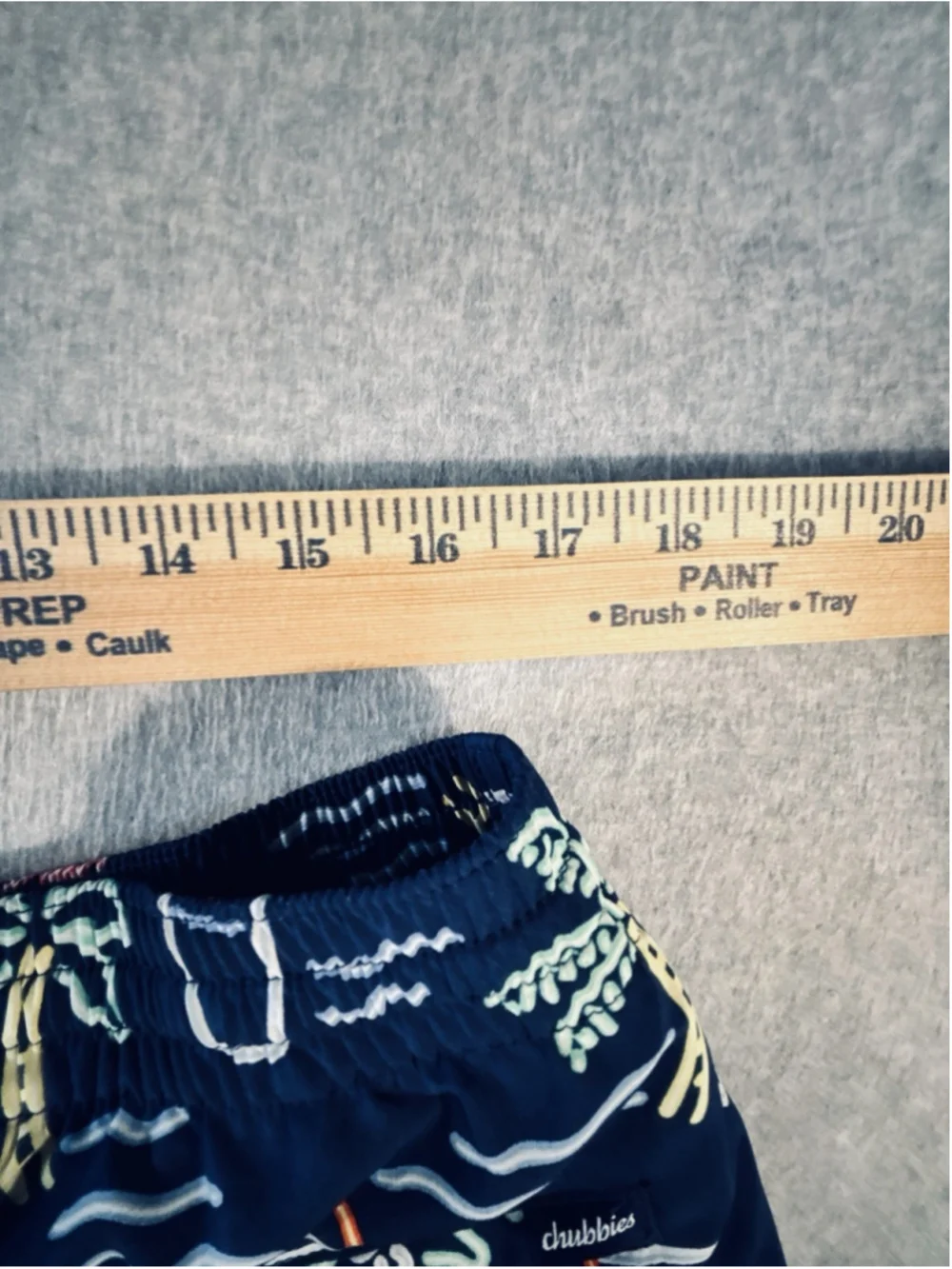 Chubbies Swim Trunks XXL Blue Flamingo Cocktail 5.5